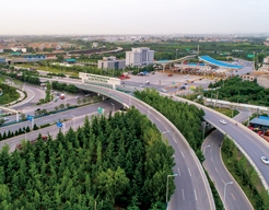 渭南市西禹高速出入口立交桥
