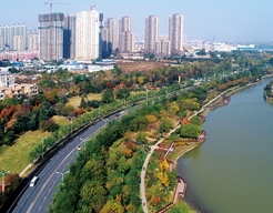 延安市浐灞生态区浐河河堤路