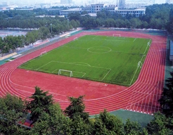 陕西电子科技大学体育场跑道工程